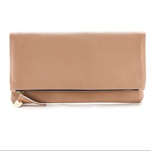 Clare V. Fold Over Clutch - Blush